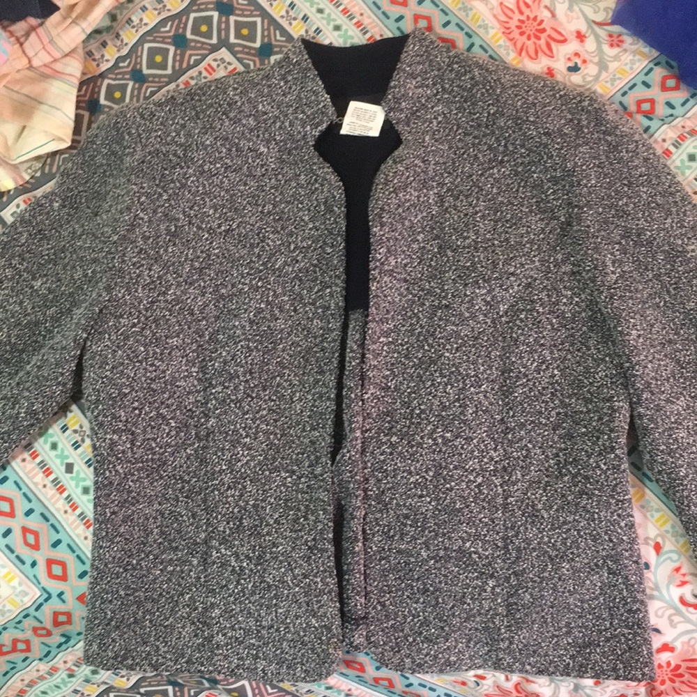 Grey suit jacket